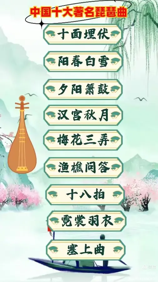 中国古代十大琵琶名曲